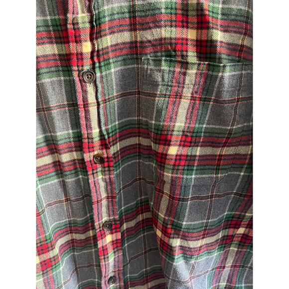 Lands End flannel size large - Picture 3 of 6